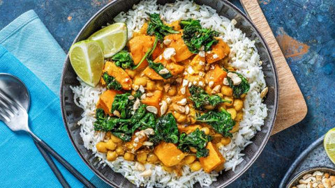 Hello Fresh vegetable curry dish
