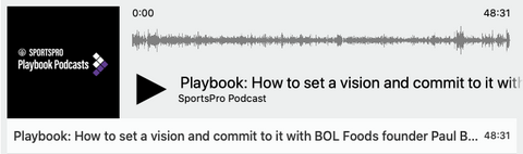 Screenshot of Paul Brown podcast