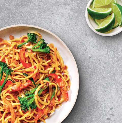 Noodle and vegetable stir fry recipe