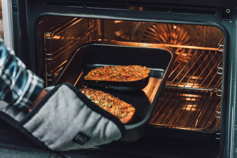 Oven roasted aubergine